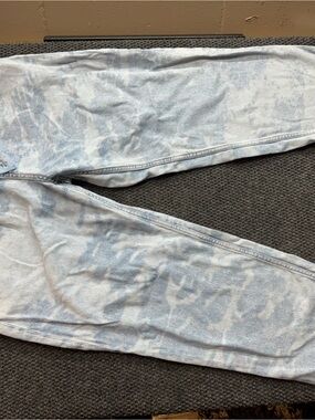 Light Blue Marble Wash Jeans